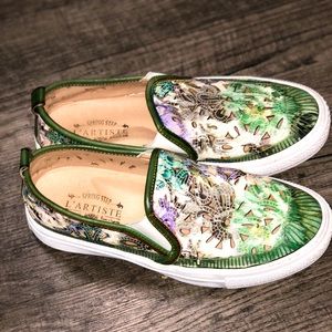 L’Artiste Multi Color Slip On Sneakers